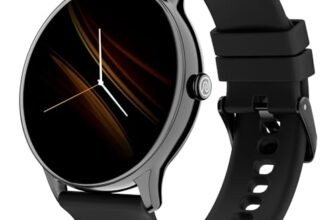 Noise Twist Go Round Dial Smartwatch With Bt Calling, 1.39″ Display, Metal Build, 100+ Watch Faces, Ip68, Sleep Tracking, 100+ Sports Modes, 24/7 Heart Rate Monitoring (Jet Black)