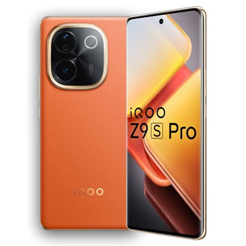 Iqoo Z9S Pro 5G (Flamboyant Orange, 8Gb Ram, 128Gb Storage) | Snapdragon 7 Gen 3 Processor | 120 Hz Curved Amoled Display With 4500 Nits Local Peak Brightness | 5500 Mah Battery | Ai Erase
