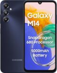 Samsung Galaxy M14 4G (Sapphire Blue,4Gb,64Gb) | 50Mp Triple Cam | 5000Mah Battery | Snapdragon 680 Processor | 2 Gen. Os Upgrade & 4 Year Security Update | 8Gb Ram With Ram Plus | Without Charger