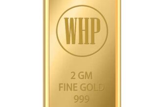 Whp Jewellers 24Kt (999) 2 Gm Yellow Gold Bar