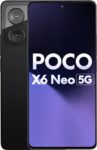 Poco X6 Neo 5G (Astral Black, 8Gb Ram, 128Gb Storage) | Dimensity 6080 Processor | 5000 Mah Battery + 33W Fast Charging | 108Mp + 2Mp Rear Camera & 16Mp Front Camera