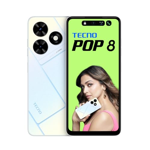 Tecno Pop 8 (Gravity Black, 4Gb+64Gb)| 90Hz Punch Hole Display With Dynamic Port & Dual Speakers With Dts| 5000Mah Battery |10W Type-C| Side Fingerprint Sensor| Octa-Core Processor