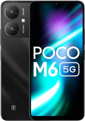 Poco M6 5G (Polaris Green, 6Gb Ram, 128Gb Storage) | Mediatek Dimensity 6100+ 5G Processor | 5000 Mah Battery + 18W Fast Charging | 50 Mp Ai Dual-Camera System & Side Fingerprint Sensor