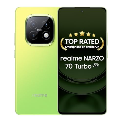 Realme Narzo 70 Turbo 5G (Turbo Purple,6Gb Ram,128Gb Storage) | Segment’S Fastest Dimensity 7300 Energy 5G Chipset | Motorsports Inspired Design