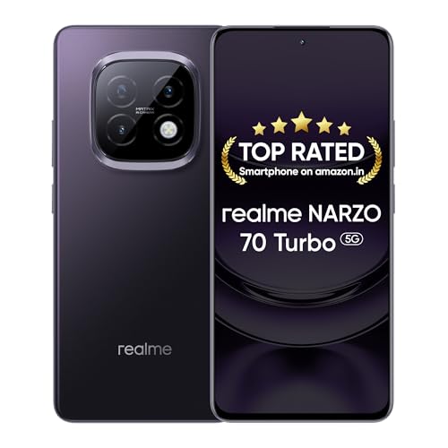 Realme Narzo 70 Turbo 5G (Turbo Yellow, 8Gb Ram, 128Gb Storage) | Segment’S Fastest Dimensity 7300 Energy 5G Chipset | Motorsports Inspired Design