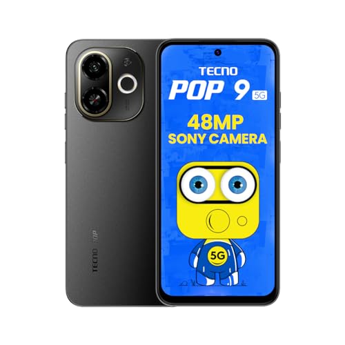 Poco M6 5G (Galactic Black, 4Gb Ram, 64Gb Storage) | Mediatek Dimensity 6100+ 5G Processor | 5000 Mah Battery + 18W Fast Charging | 50 Mp Ai Dual-Camera System & Side Fingerprint Sensor