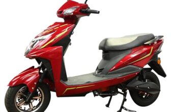 Green Invicta Electric Scooter For Adult’S Commuter, No Rto Registration Or Dl Required, 60Kms Range & 25Kmph, Comfortable Wider Deck E-Bike | Red