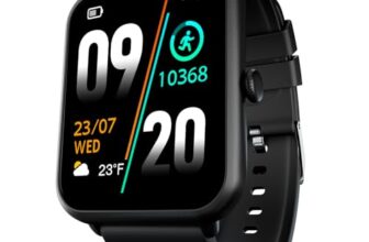 Fire-Boltt Ninja Call Pro Plus Smart Watch 1.83 Inch With Bluetooth Calling, Ai Voice Assistance, 100 Sports Modes Ip67 Rating, 240 * 280 Pixel High Resolution (Black)