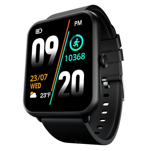 Fire-Boltt Ninja Call Pro Plus Smart Watch 1.83 Inch With Bluetooth Calling, Ai Voice Assistance, 100 Sports Modes Ip67 Rating, 240 * 280 Pixel High Resolution (Black)