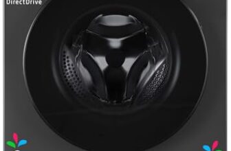 Lg 8 Kg, 5 Star, Wi-Fi, Direct Drive Technology, Steam Wash, 6 Motion Dd, Fully-Automatic Front Load Washing Machine (Fhb1208Z4M, Allergy Care, In-Built Heater, Touch Panel, Middle Black)