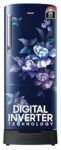 Samsung 183 L, 5 Star, Digital Inverter, Direct-Cool Single Door Refrigerator (Rr20D2825Hv/Nl, Himalaya Poppy Blue, Base Stand Drawer)
