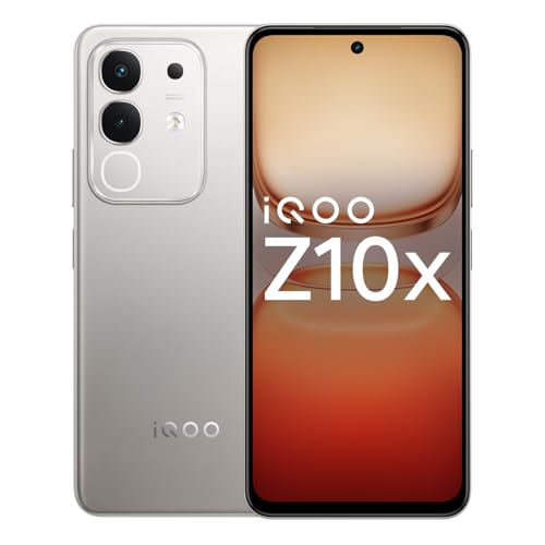 Iqoo Z10X 5G (Ultramarine, 6Gb Ram, 128Gb Storage) | 6500 Mah Large Capacity Battery | Dimensity 7300 Processor | Military-Grade Certified Durability