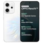 Oppo Reno14 5G (Pearl White, 8Gb Ram, 256Gb Storage)