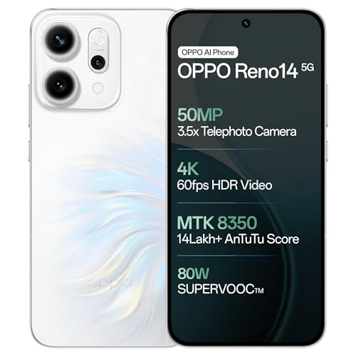 Oppo Reno14 5G (Forest Green, 8Gb Ram, 256Gb Storage)