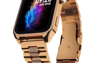 Fire-Boltt Xelor Luxury Stainless Steel Smart Watch. 1.78″ Amoled, Always-On Display, 368 * 448 Px Resolution, Bluetooth Calling, 75 Hz Refresh Rate