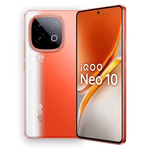 Iqoo Neo 10 (Inferno Red, 8Gb Ram, 128Gb Storage) | Snapdragon 8S Gen 4 Processor & Supercomputing Chip Q1 | 7000 Mah Battery | Segment’S Highest 144 Fps Gaming Smartphone