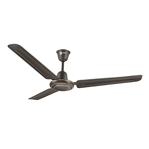 Orient Electric 1200 Mm Pacific Air Déco| Decorative Ceiling Fan | Powerful Airflow| Bee Star Rated | 2-Year Warranty | Ivory Gold, Pack Of 1