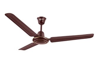 Orient Electric Apex-Fx 1200Mm Ceiling Fan For Home| Bee Star Rated Energy Efficient Fan| Rust Resistant | Strong And Powerful Motor | 2 Years Warranty By Orient | Brown – Pack Of 1