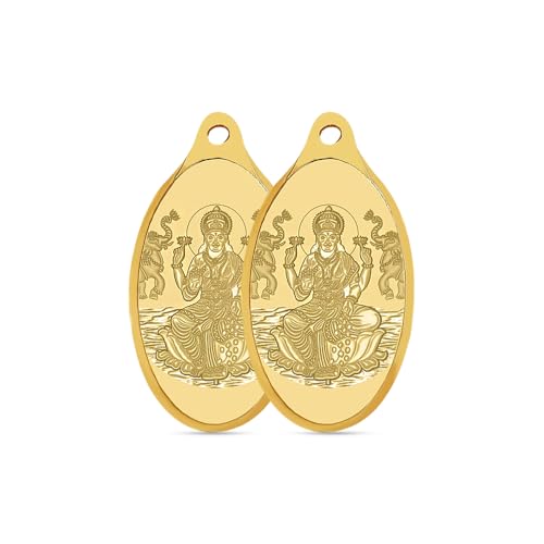 Whp Jewellers 4 Gram Yellow Gold Laxmi Pendant