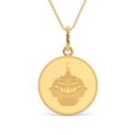 Kalyan Jewellers 24K (999) Purity Ayodhya Gold Coin Pendant 4 Gms
