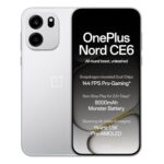 Oneplus Nord Ce6 | 8Gb+256Gb | Lunar Pearl | Snapdragon 7S Gen 4 | Segment’S Fastest Touch Response | 8000Mah Battery | 144Hz 1.5K Amoled Display | 50Mp Main + 32Mp Selfie 4K Cameras | Ip66,68,69,69K