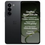 Oneplus Nord Ce6 Lite | 8Gb+256Gb | Hyper Black | Segment’S Fastest Dimensity 7400 Apex Processor | 7000Mah Battery | Segment’S Highest 144Hz Refresh Rate | 50Mp Main Camera, 4K Video Recording